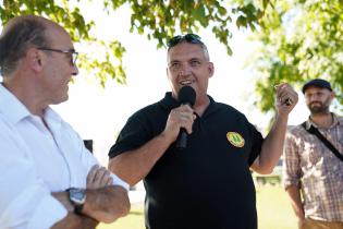 Inauguración de obras en club Nuevo Amanecer 