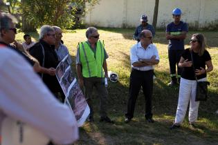 Recorrida por urbanización en barrio Peñarol Recorrida por urbanización en barrio Peñarol
