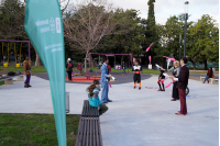 Inauguración de reformas en Parque Villa Biarritz