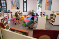 Reinauguración de Biblioteca infantil en Castillo del Parque Rodó