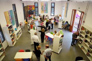 Reinauguración de Biblioteca infantil en Castillo del Parque Rodó