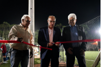 Inauguración de canchas de cesped sintético en Parque Lavalleja