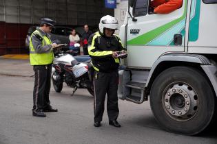 Operativo de control de transporte de carga 