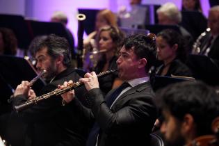 Concierto Rhapsody in blue, de la Banda Sinfonica de Montevideo, en el Teatro Solis.