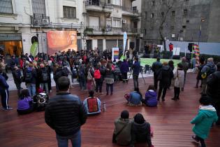 Inauguración de la Plaza de la Diversidad.