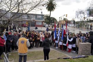 Inauguracion Fuente Delmira Agustini