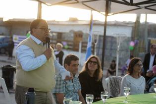 Inauguración de obras en barrio El Tanque, Villa Prosperidad 