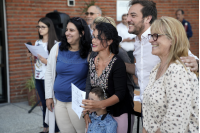 Entrega de diplomas de cursos del Cedel Casavalle.