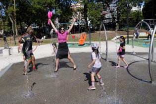 Inauguración de obras en rincón infantil del Parque Rodó