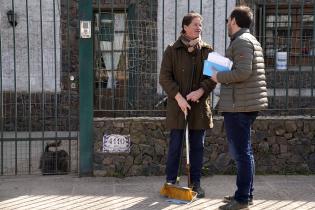 Recorrida por obras de Avenida Belloni 