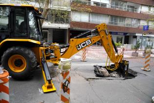 Trabajos en Benito Blanco y Bv. España