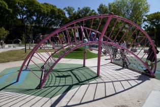 Inauguración de obras en rincón infantil del Parque Rodó