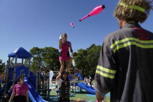 Inauguración de obras en rincón infantil del Parque Rodó