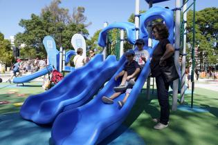 Inauguración de obras en rincón infantil del Parque Rodó