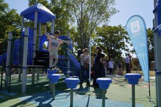 Inauguración de obras en rincón infantil del Parque Rodó