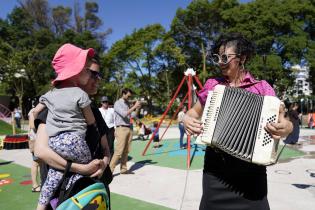 Inauguración de obras en rincón infantil del Parque Rodó