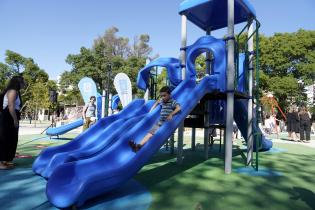 Inauguración de obras en rincón infantil del Parque Rodó