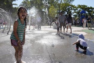 Inauguración de obras en rincón infantil del Parque Rodó