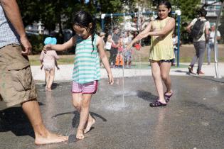 Inauguración de obras en rincón infantil del Parque Rodó