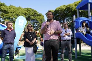 Inauguración de obras en rincón infantil del Parque Rodó