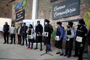 Inauguración de cocina comunitaria en el PTI Cerro