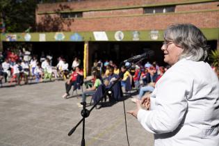 Inauguración de biblioteca infantil en la Quinta de Batlle