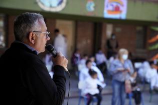 Inauguración de biblioteca infantil en la Quinta de Batlle