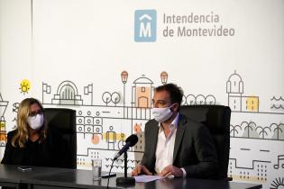 Conferencia de prensa de Christian Di Candia y Silvana Pissano Conferencia de prensa de Christian Di Candia y Silvana Pissano