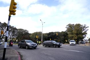 Inauguración de semáforos en Av.Ricaldoni y Av.Dr. Luis Morquio