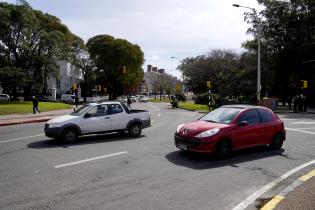 Inauguración de semáforos en Av.Ricaldoni y Av.Dr. Luis Morquio