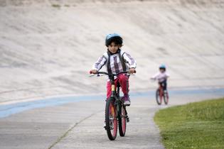 Actividades deportivas en el Velódromo de Montevideo