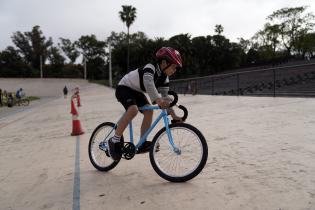 Actividades deportivas en el Velódromo de Montevideo