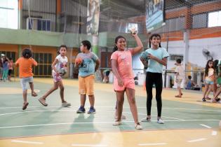 Actividades deportivas en el Complejo Sacude