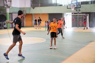 Actividades deportivas en el Complejo Sacude