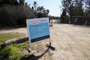 Parque Lecocq obras en caminería interna y acceso