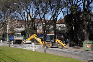 Reparación de la Avenida Joaquín Suárez