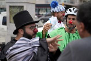 Campaña de convivencia en la rambla.