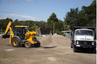 Obras de vialidad en Camino al Paso Hondo