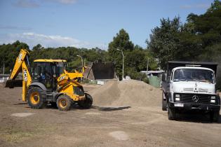 Obras de vialidad en Camino al Paso Hondo