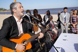 Inauguración de acceso inclusivo a Playa Pocitos