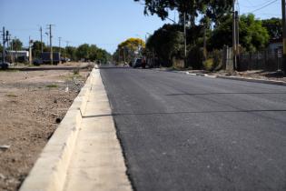 Obras de vialidad en Camino Oncativo