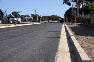 Obras de vialidad en Camino Oncativo