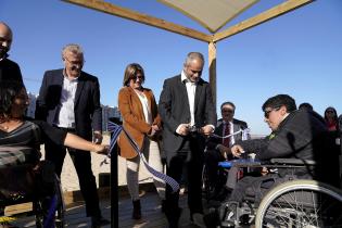 Inauguración de acceso inclusivo a Playa Pocitos