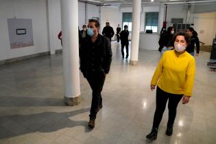 Recorrida del intendente por obras en el Museo de las Migraciones