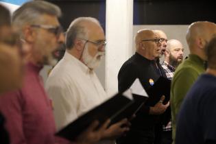 Ensayo del Coro de Hombres Gay de Montevideo