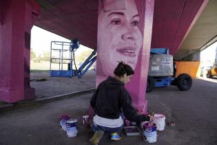 Intervención artística en el Viaducto de Paso Molino