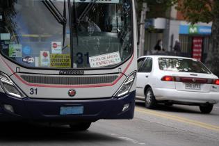 Ómnibus de la flota de apoyo al STM