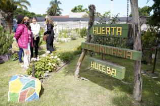 Inauguración de obra en la huerta comunitaria del Barrio Peñarol Inauguración de obra en la huerta comunitaria del Barrio Peñarol