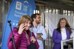 Inauguración de obra en la huerta comunitaria del Barrio Peñarol Inauguración de obra en la huerta comunitaria del Barrio Peñarol
