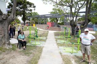 Inauguración de obras en la ex Plaza nro 10 